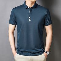 Men's Young And Middle-aged Business Casual Breathable Short Sleeve