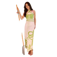 Women's Slim-fit Halter Lace-up Dress