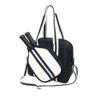 Striped Outdoor Neoprene Travel Portable Crossbody Shoulder Tennis Pack