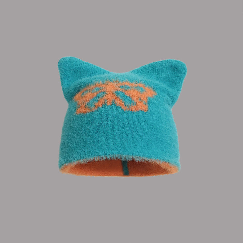 Women's Sweet And Spicy Cat Ears Warm Hat