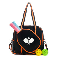 Striped Outdoor Neoprene Travel Portable Crossbody Shoulder Tennis Pack
