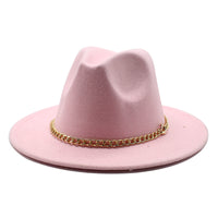 Broad-brimmed Hat Fashion Flat Brim Top Hat Men Women
