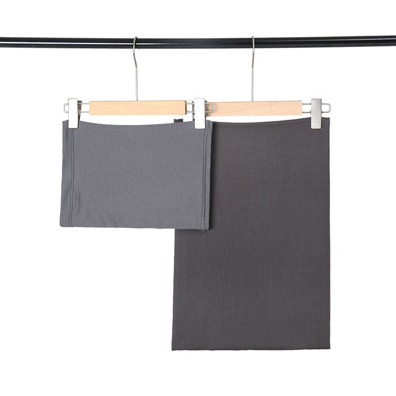 New Wide-brimmed Modal Monochrome Simple Ethnic Headscarf For Women