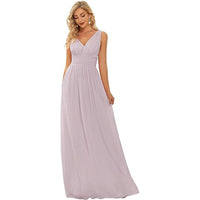 Evening Gown Plus And Extra Size Deep V-neck Dress