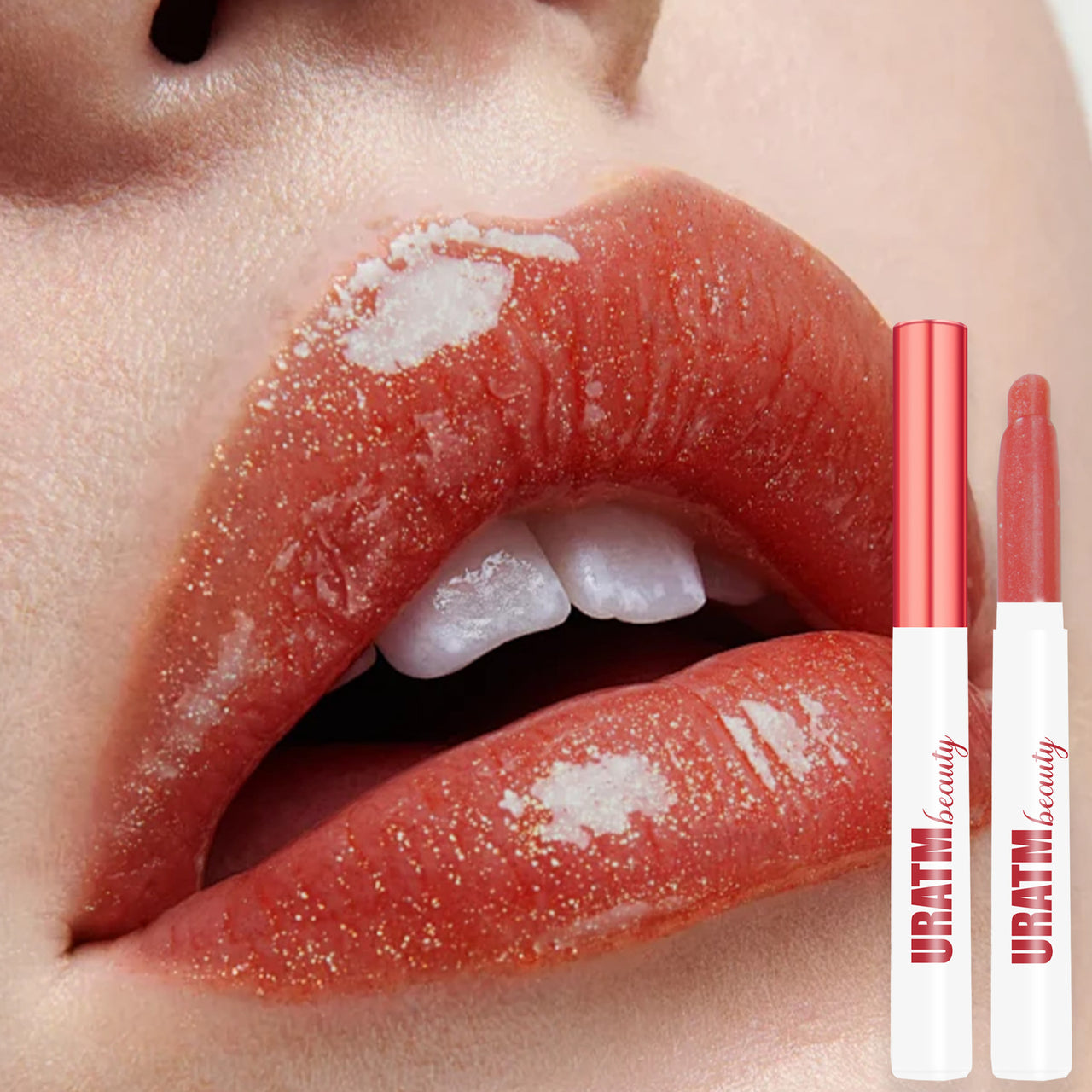 Makeup Six-color Transparent Moisturizing Lipstick With Thin And Glittering Nourishing Moisturizing Waterproof