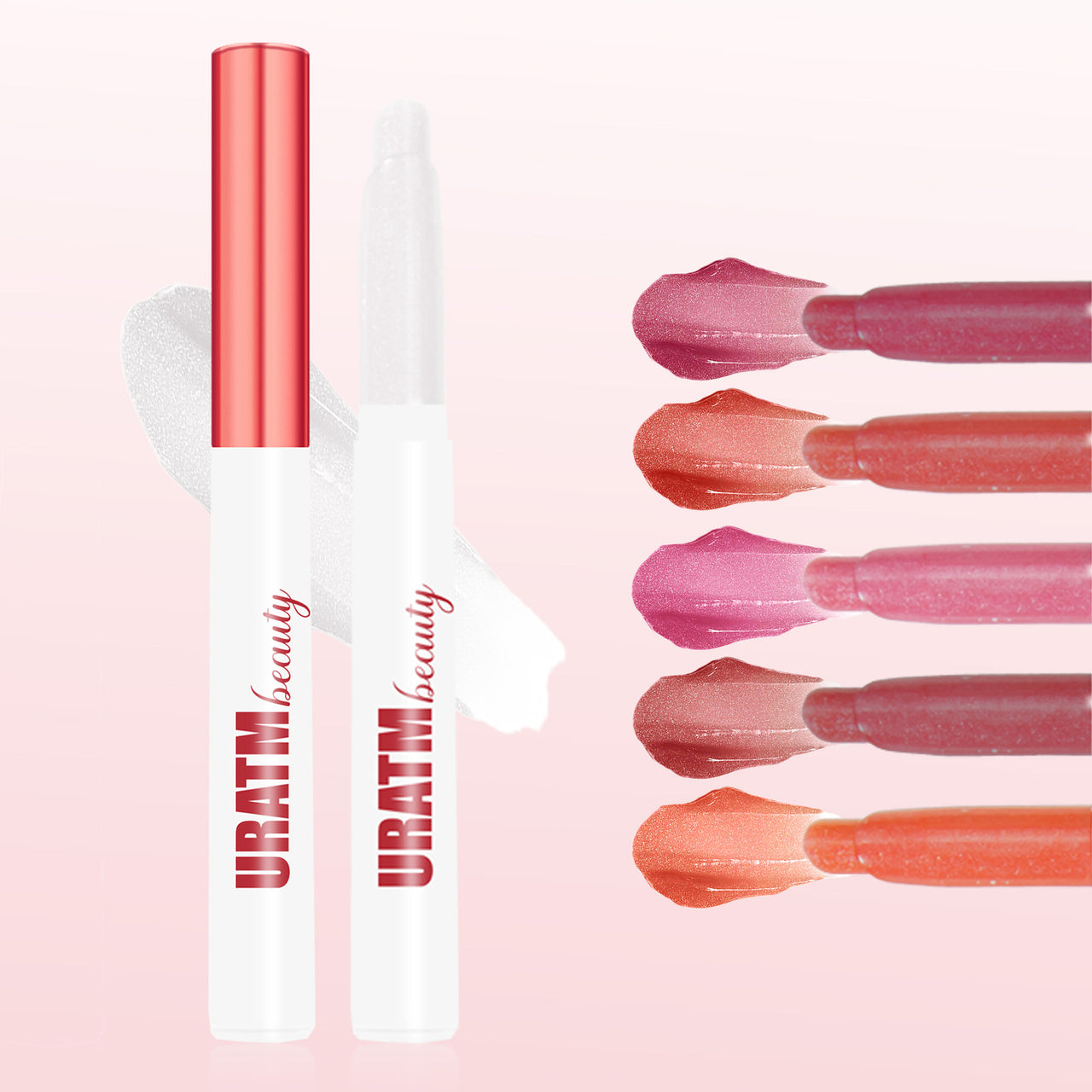 Makeup Six-color Transparent Moisturizing Lipstick With Thin And Glittering Nourishing Moisturizing Waterproof