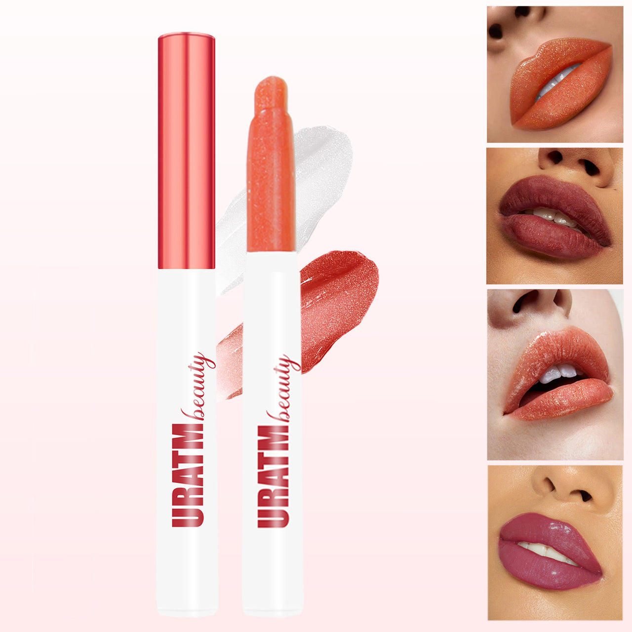 Makeup Six-color Transparent Moisturizing Lipstick With Thin And Glittering Nourishing Moisturizing Waterproof
