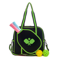 Striped Outdoor Neoprene Travel Portable Crossbody Shoulder Tennis Pack
