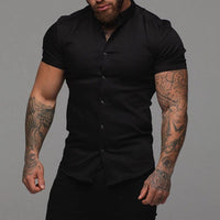 Muscle Men's Fitness Shirt Short Sleeve
