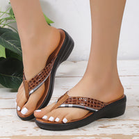 Flip-Flops Wedge Platform Sandals Slippers Women