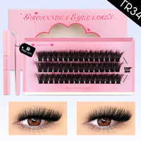 GROINNEYA Cluster Lashes Kit Manga