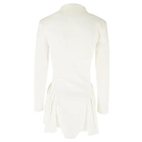 Solid Sexy A-Line Dresses New Autumn Women Streetwear Fashion Long Sleeves V-Neck Casual Slim Dress Club Party Female Dresses