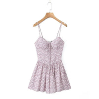 Taop&Za 2024 Summer New Product Women's Fashionable Style, Slim Fit, Sexy Tie up, Hanging Strap, Skirt, and Dress