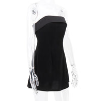 WhereMery Sexy Off Shoulder Backless Mini Dress Elegant Sleeveless Slim A-line Dresses Fashion Evening Club Party Women Vestidos