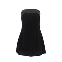 WhereMery Sexy Off Shoulder Backless Mini Dress Elegant Sleeveless Slim A-line Dresses Fashion Evening Club Party Women Vestidos