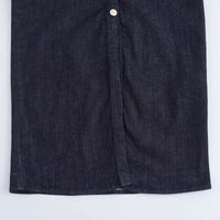 ETJ 2025 traf Spring New 1975 series denim MIDI dress with lapel side zipper fashion wrinkle waist slim elegant dress