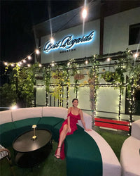 Mozision Elegant Ruffle Sexy Maxi Dress Women Spaghetti Strap Flower Sleeveless Backless High Split Club Party Evening Dress