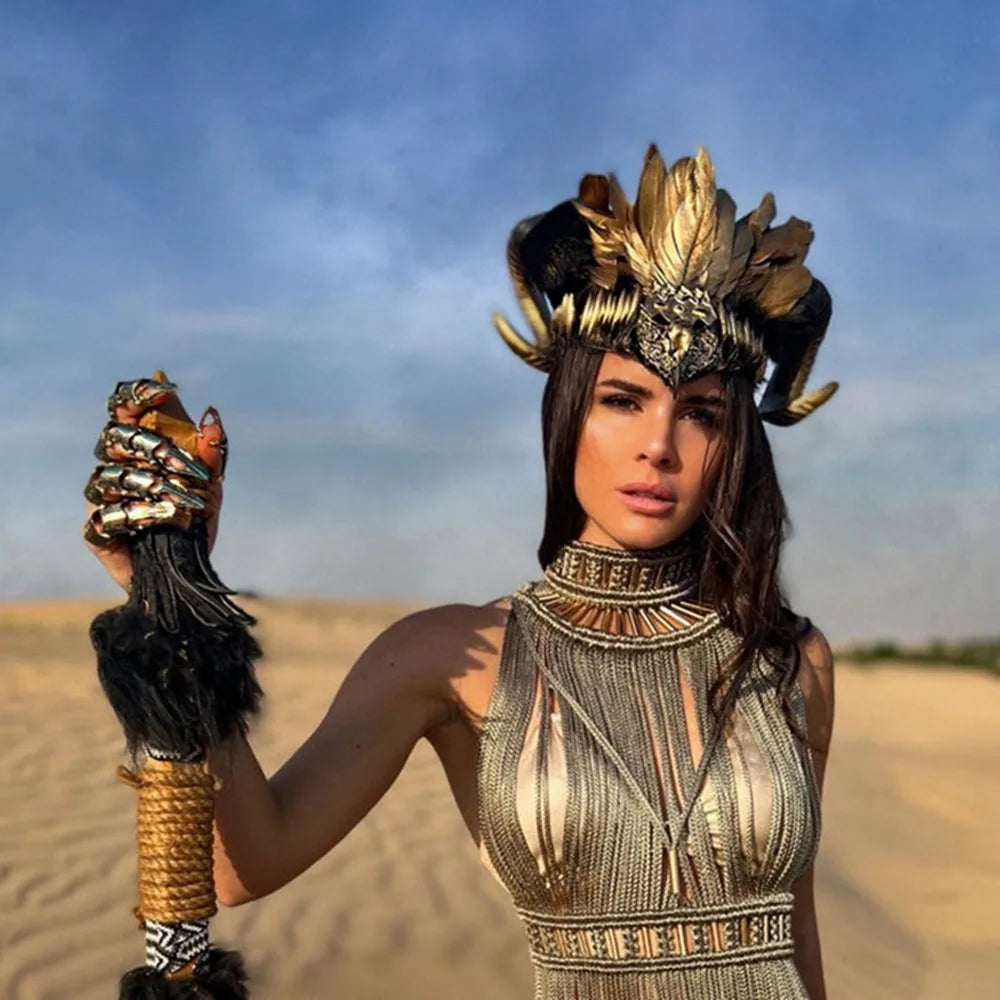 Modphy 2025 White Black Women Turtleneck Long Tassel Sexy Perspective Design Maxi Dress Fashion Club Beach Vacation Party Dress