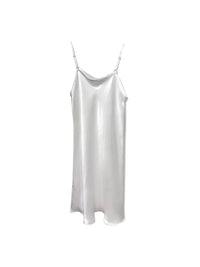 SuyaDream Woman Mini Dress 19mm 100%Real Silk Sleeveless Solid Spaghetti Strap Sleep Dresses 2025 Elegant Chic Clothes