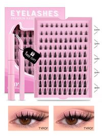 GROINNEYA Cluster Lashes Kit Manga