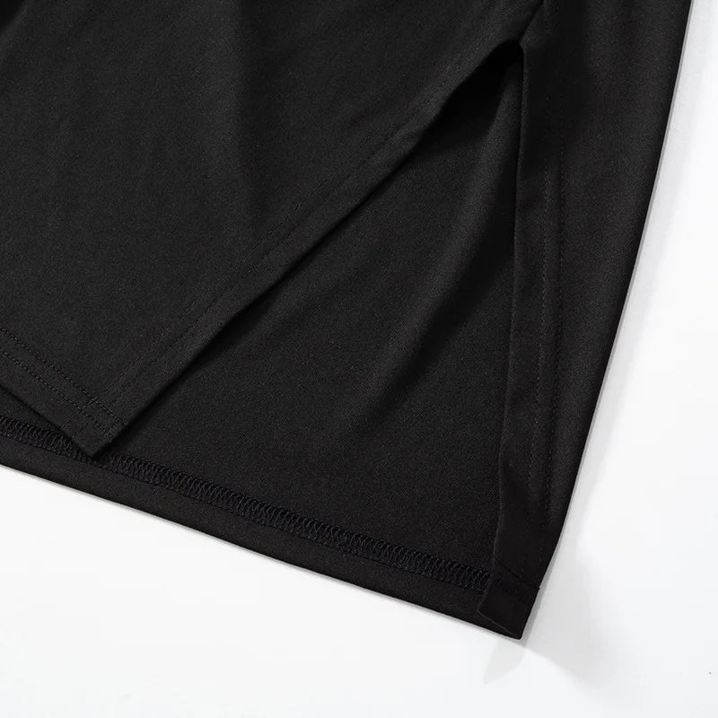 Oshfall Autumn new long sleeved pleated side opening buttocks sexy French dress for European and American women