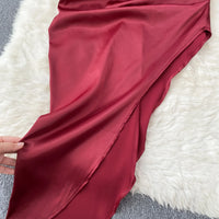 Chic Sequin Asymmetric Backless Slip Dress Sleeveless Korean Fashion Vestidos Women Vintage Summer Hip Wrap Dress