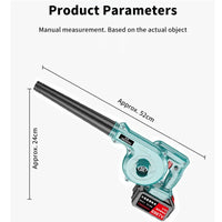 Electric Air Blower Garden Cordless  Vacuum Cleaner Dust Computer Collector Handheld Power Tools For Makita Battery