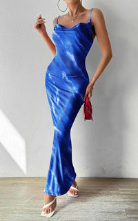 Women's Dresses Blue Jean Print Sleeveless Strapless Midi Bodycon Maxi Dress 2024 Sexy Vestidos Club Party Evening Sundress