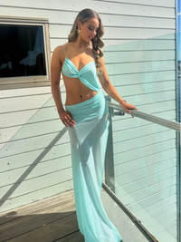 Vacation Hollow Out Mesh Long Sling Dress For Women Y2k Irregular Sleeveless Side Split Beach Suspender Dress Lady Evening Robe