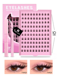 GROINNEYA Cluster Lashes Kit Manga