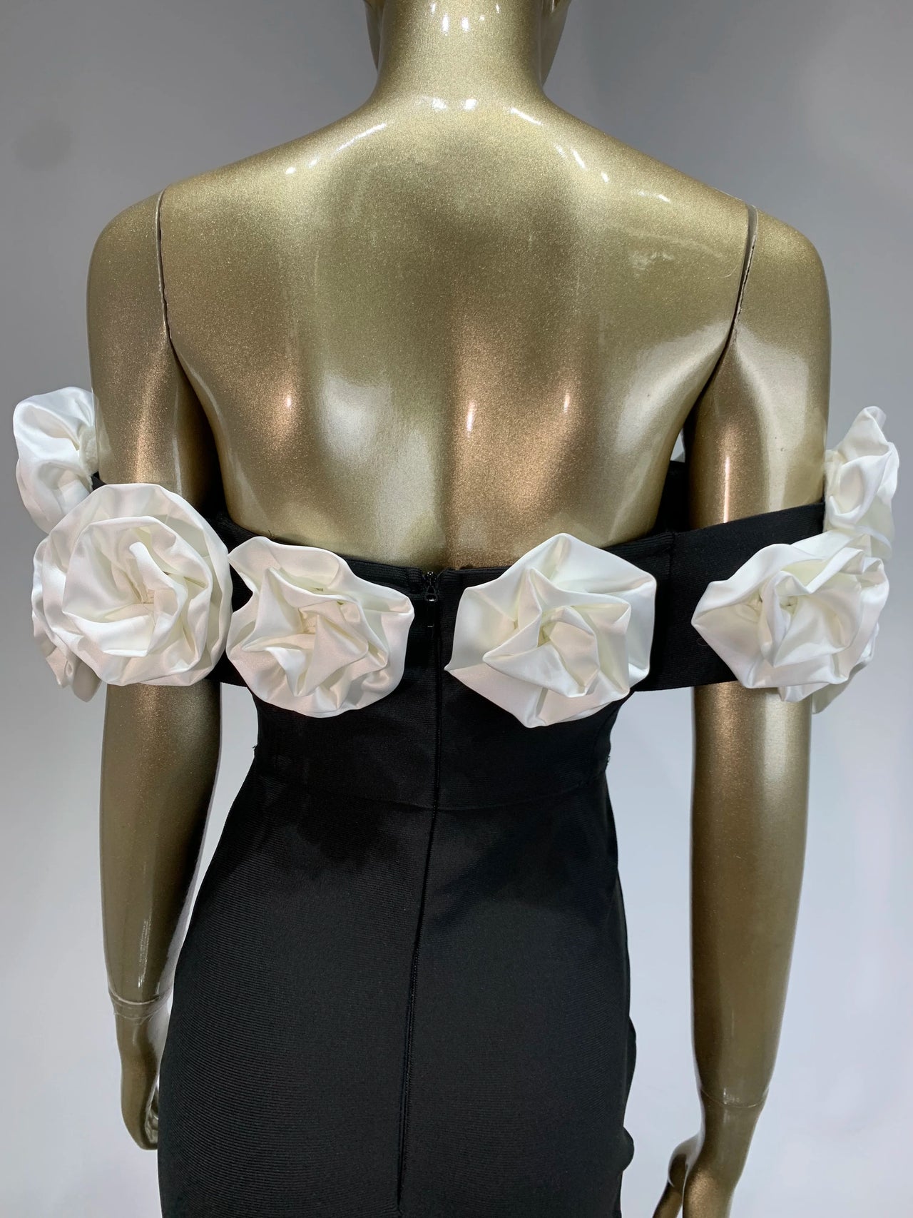 Women Celebrity Summer Sexy Off Shoulder Black Flower Maxi Long Bodycon Bandage Dress 2024 Elegant Evening Club Party Outfit