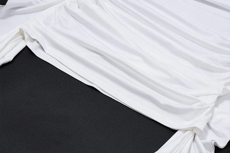 WhereMery Elegant Women Ruffles Backless Mini Dress Y2K Fashion Sleeveless Halter 2024 Summer Dresses Sexy Low-cut Tight Vestido