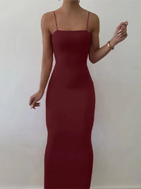 Hawthaw Women Sexy Party Club Evening Streetwear Bodycon Black Long Dress 2024 Summer Clothes Wholesale Items For Business D1758