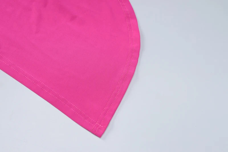 Hugcitar One Shoulder Backless Adjustable Scarf Loop Ruched Sexy Maxi Dress 2024 Women Elegant Y2K Streetwear Festival Outfit