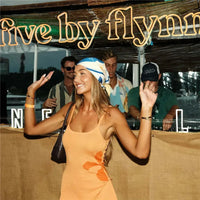 Mozision Spaghetti Strap Print Knit Mini Dress For Woman Robe Summer New Sleeveless Backless Beach Holiday Club Dress Knitwear