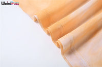 Weird Puss Chic Gradient Print Women Dress See Through Long Sleeve O-Neck Skinny Special Wing Hipster Bodycon Midnight Clubwear