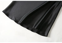 SuyaDream Woman Mini Dress 19mm 100%Real Silk Sleeveless Solid Spaghetti Strap Sleep Dresses 2025 Elegant Chic Clothes