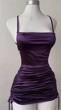 Sexy Sleeveless Backless Bodycon Mini Dress Women Summer Satin Lace Up Party Club Dresses Streetwear Evening Black Y2K 2025 Robe