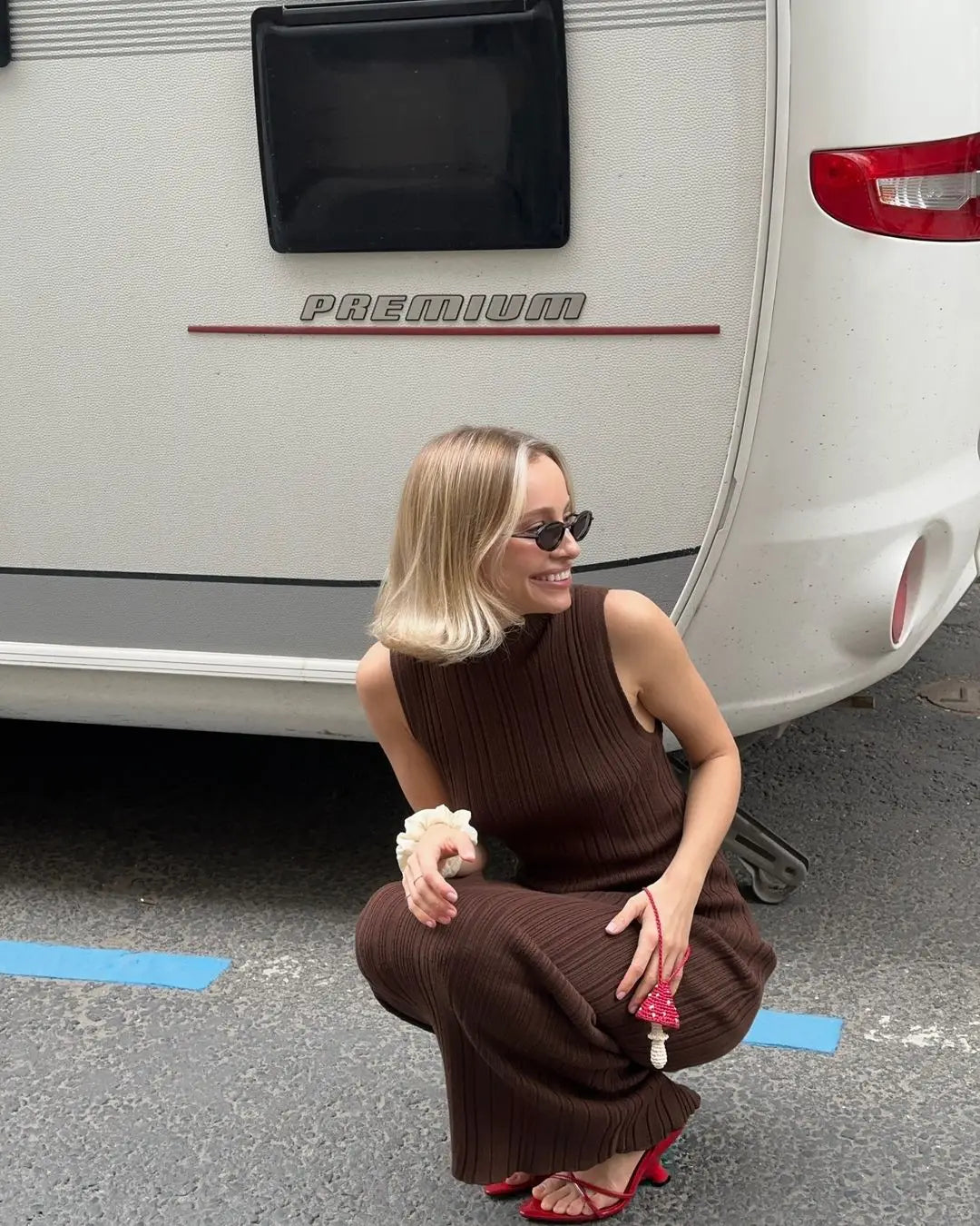 Tossy Sleeveless Knitwear Turtleneck Long Dress Female Slim Elegant Fashion Autumn 2023 Ribbed Knit Dress For Women Maxi Dress