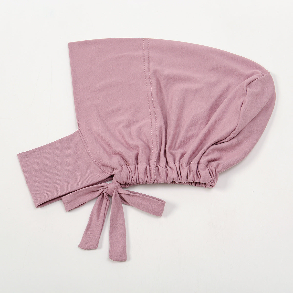 Milk Silk Elastic Sleeve Neck Solid Color Base Small Hat