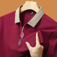 Men's Short-sleeved T-shirt Lapel Polo Shirt