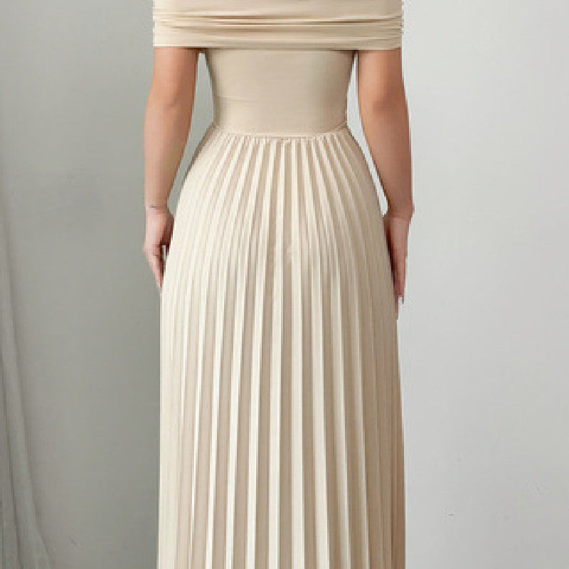 Women's Fashion Personality Pleated French Dress