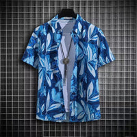 Men's Summer Niche Design Loose Plus Size Casual Shirt