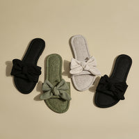 Soft Bottom Outdoor Women's Sandals With Bowknot
