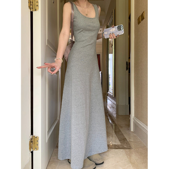 Design Sense Graceful Vest Sling Dress