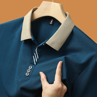 Men's Short-sleeved T-shirt Lapel Polo Shirt