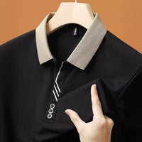 Men's Short-sleeved T-shirt Lapel Polo Shirt