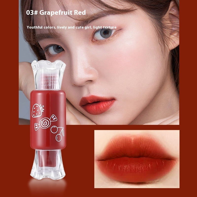 Velvet Matte Discoloration Resistant Glass Lip Lacquer