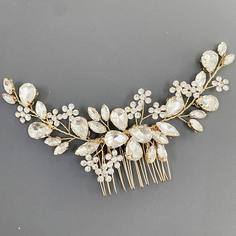 Light Luxury Fashion Hair Accessories Hair Comb Rhinestones