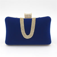 Suede European And American Food Bag U-shaped Diamond